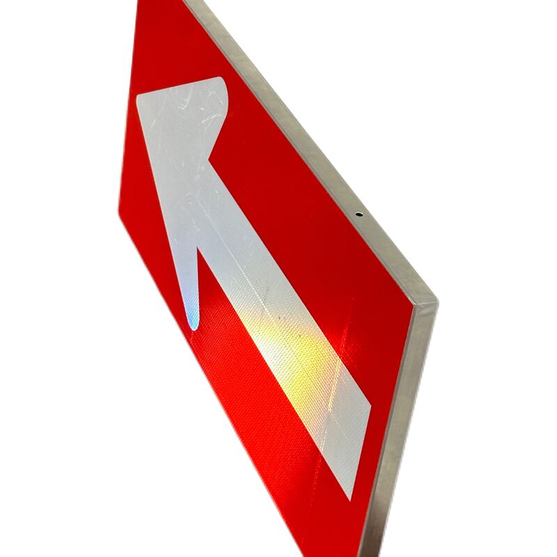 Placa de Seta de Filme Refletivo 3M L400*W280*H2.0mm Personalizável para Segurança Rodoviária