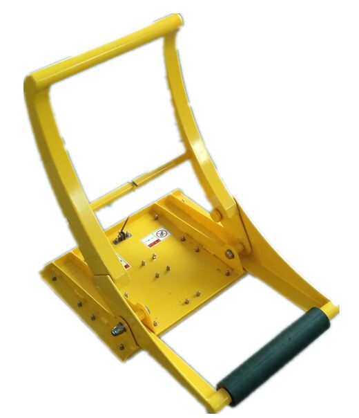 Barreira de veículo portátil de folha de borracha de alumínio com design dobrável e 13,4 kg de peso leve para estradas de baixa velocidade