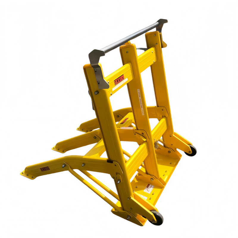 Barreira de Segurança Veicular Leve de 25kg com Distância de Parada de 8,7m e Design Dobrável para Proteção de Zona de Trabalho