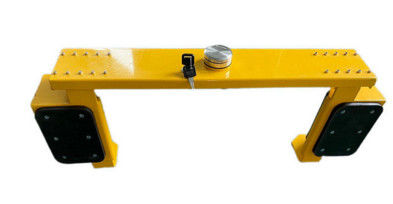 Traffic Yellow Anti Sliding 5KG Wheel Clamp para estacionamento seguro e prevenção de roubos