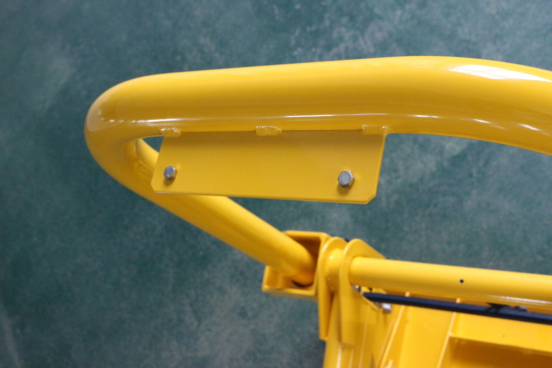 Barricada de veículo portátil dobrável de largura 660 mm com pulverização eletrostática para zonas de construção