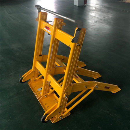 Barricada Veicular Portátil Dobrável Leve de 25KG com Pintura Eletrostática para Segurança Viária