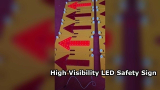 Teste e embalagem de setas iluminadas por LED